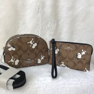 Coach x Peanuts: Mini Serena with Snoopy